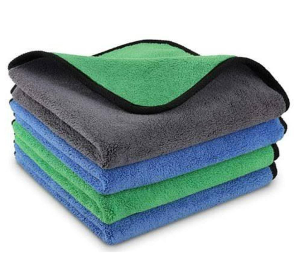 500 GSM Microfiber Cleaning Cloths for Face Towel Soft Napkin Small for Men Workout Sports Gym Home, Kitchen, Bathroom Cleaning Accessories Items (Multicolor)