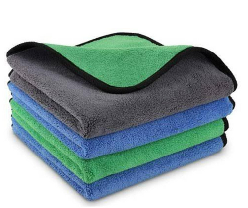 500 GSM Microfiber Cleaning Cloths for Face Towel Soft Napkin Small for Men Workout Sports Gym Home, Kitchen, Bathroom Cleaning Accessories Items (Multicolor)